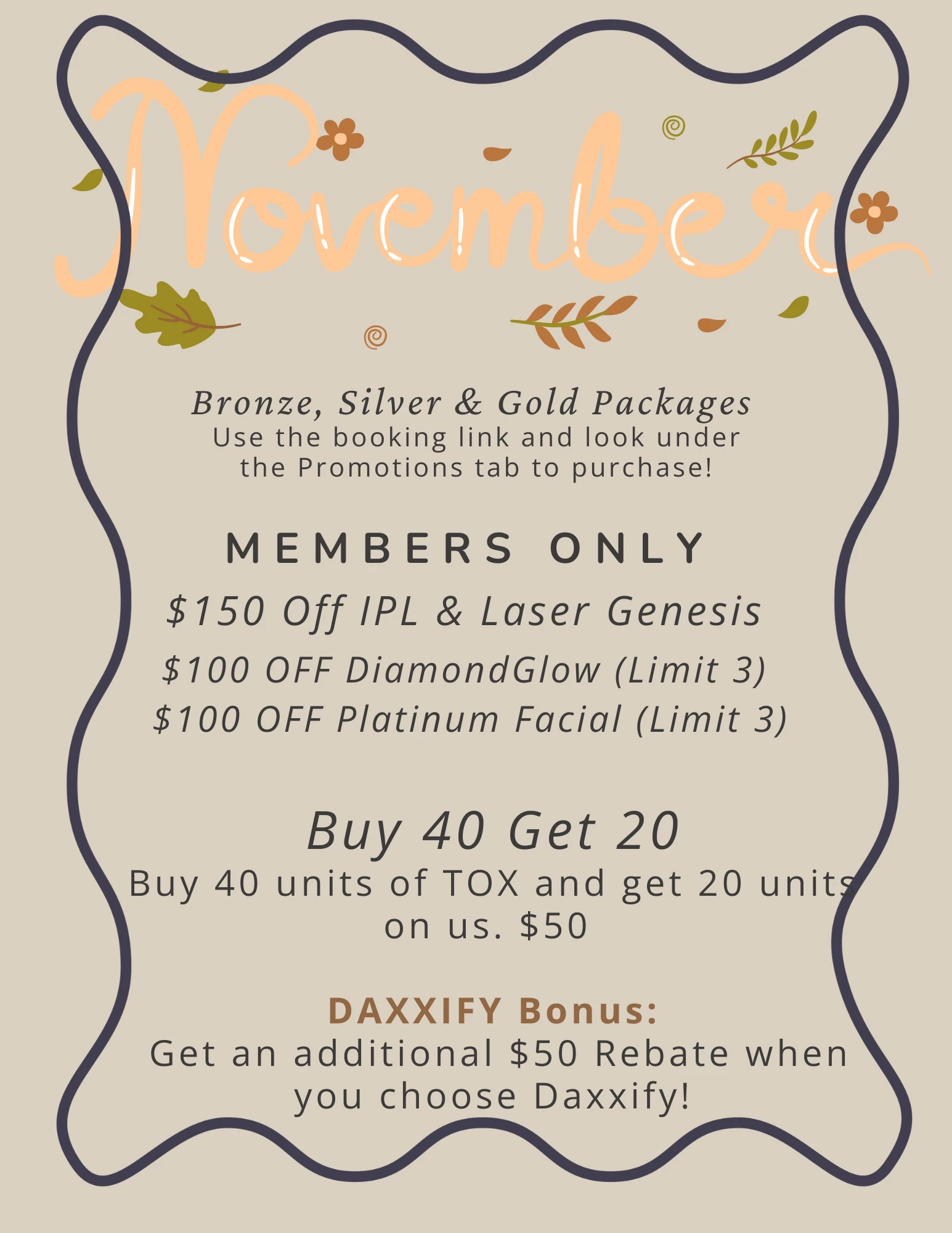November Members Only Special | Sumner Aesthetics in Evans, GA